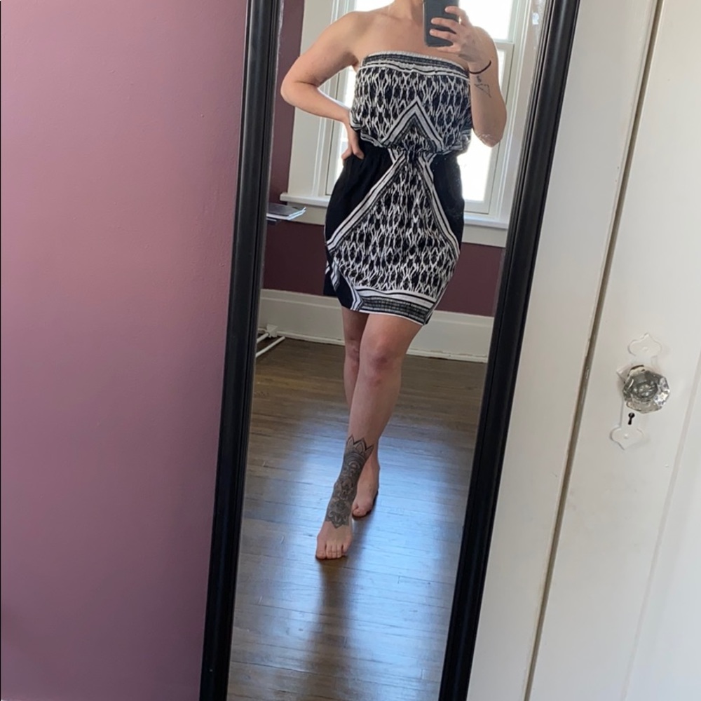 Strapless dress